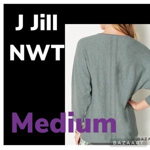 NWT J JILL DOLMAN SWEATER